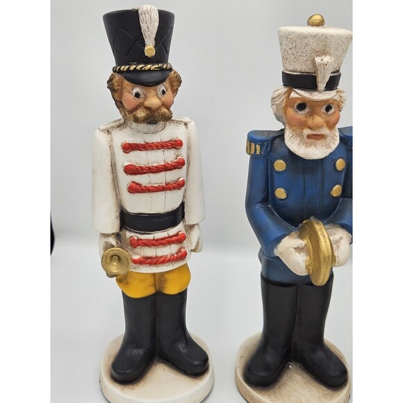 Lot Of 3 Drummer Soldier Figures Universal Statuary 1990 Music Band 948 949 950 - Picture 4 of 13